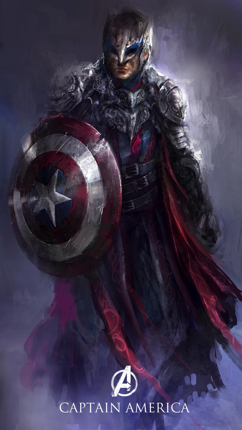 Diamond Painting - Full Round - Marvel Movies-Captain (30*70CM)