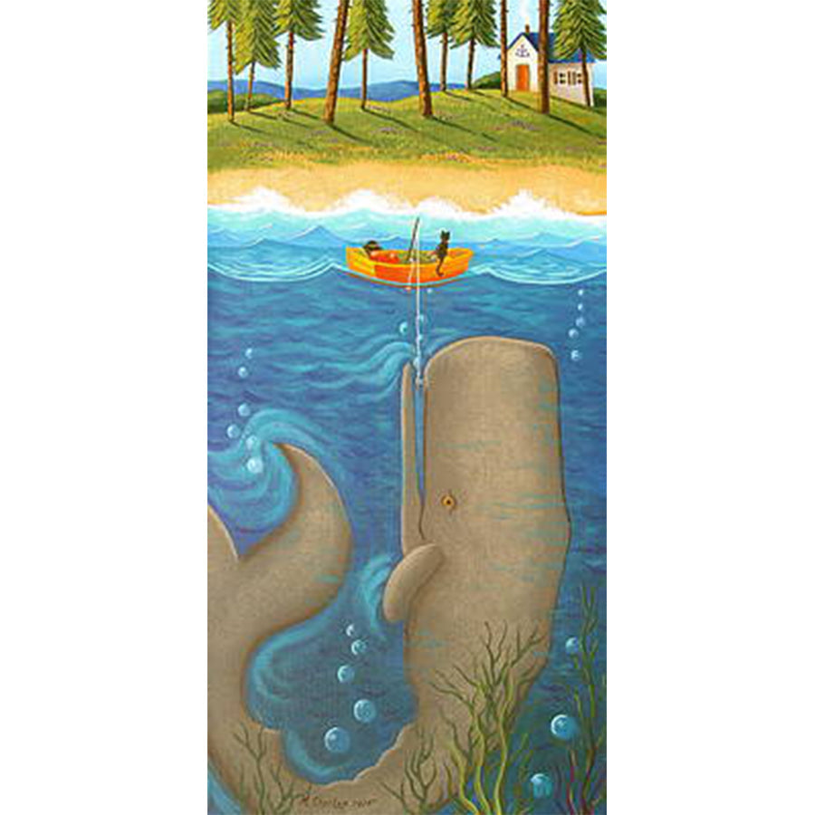 Diamond Painting - Full Round - 
A Peaceful Day at the Lake (30*70CM)