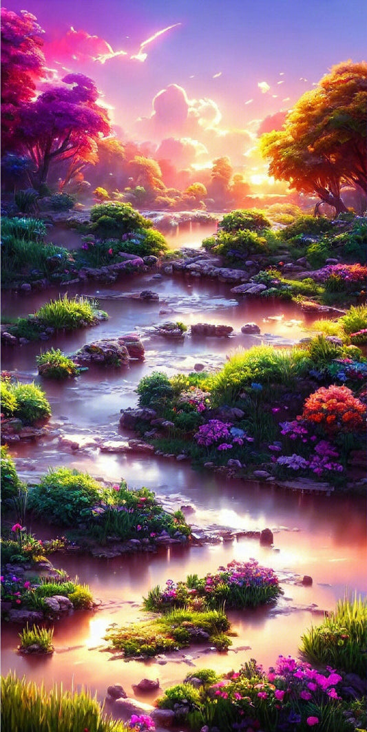 AB Diamond Painting - Full Round - Scenery (40*80cm)
