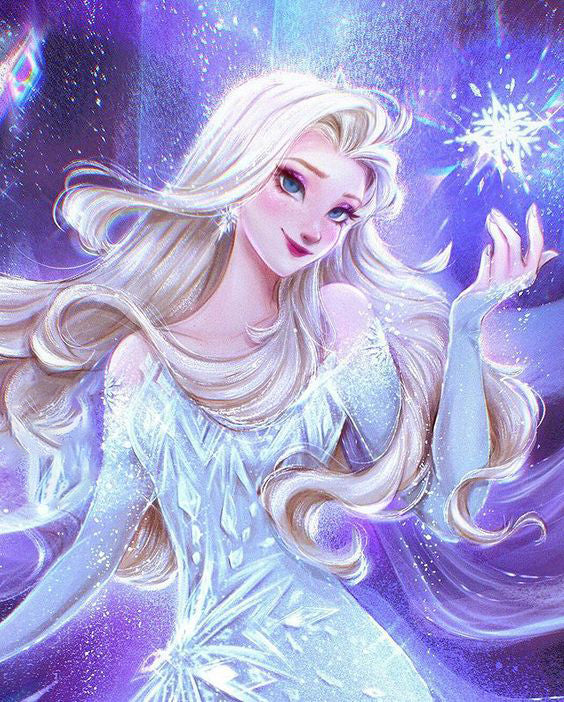 Diamond Painting - Full Round - Disney Princess Girl (40*50CM)