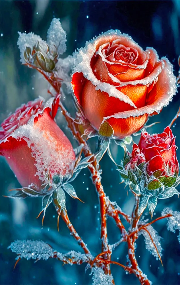 AB Diamond Painting - Full Round - Rose (40*65cm)