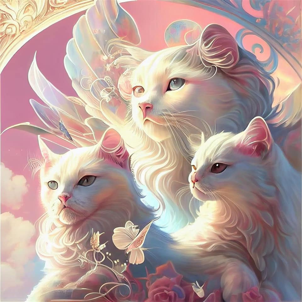 AB Diamond Painting - Full Round - Cat (40*40cm)