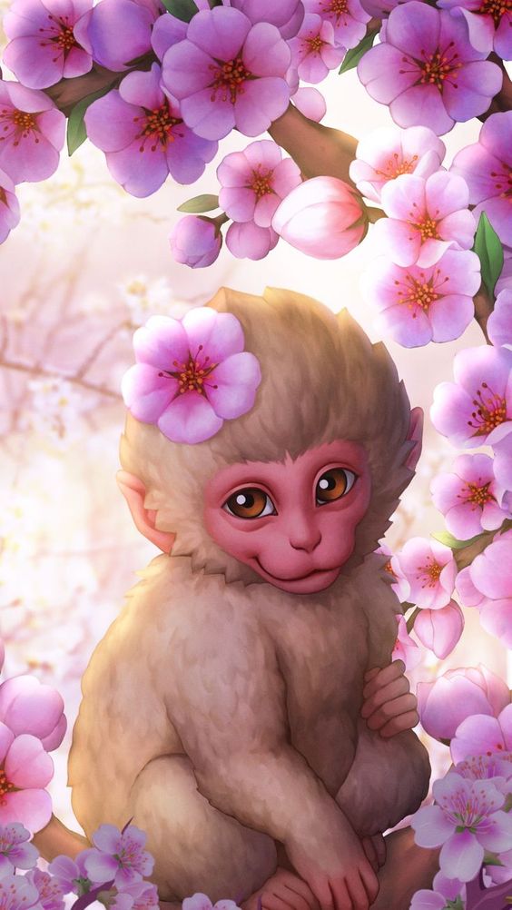 AB Diamond Painting - Full Round - Animal Monkey (40*70cm)