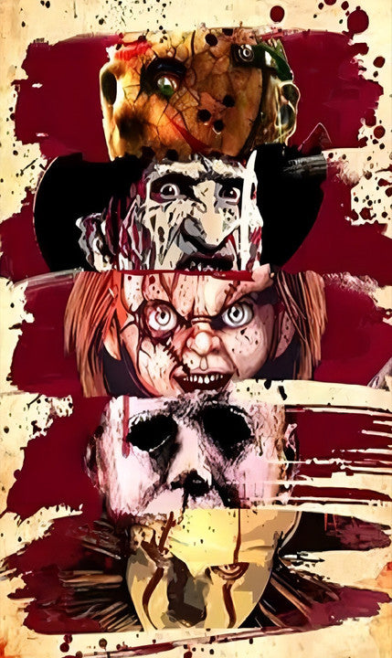 AB Diamond Painting - Full Round - All Villains (40*70cm)