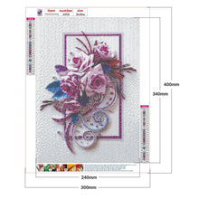 Load image into Gallery viewer, Paper Quilling 30*40CM(Canvas) Full Round Drill Diamond Painting
