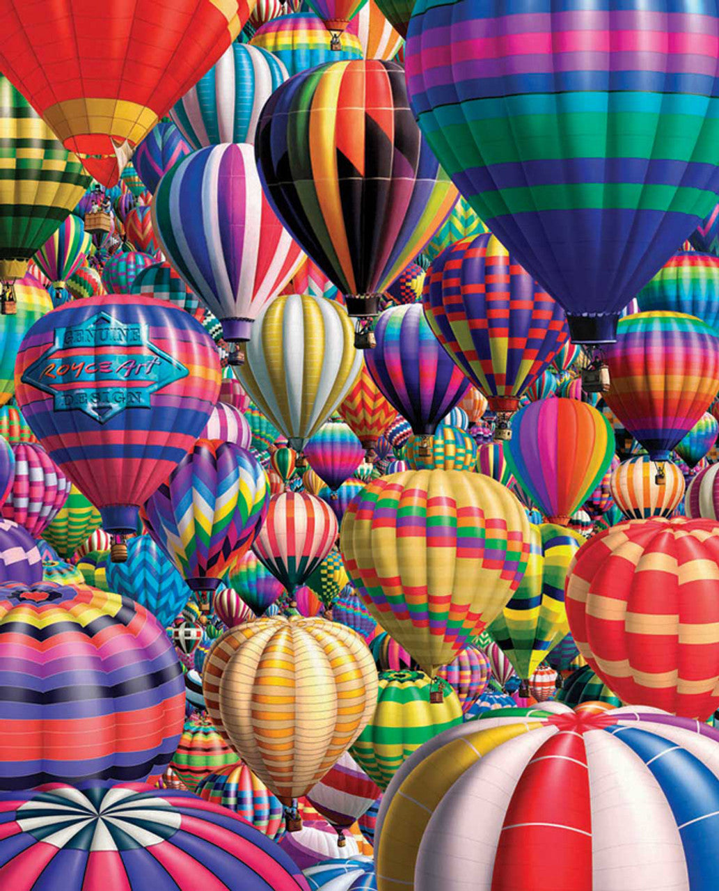 AB Diamond Painting - Full Round - Colorful Hot Air Balloon (50*60cm)