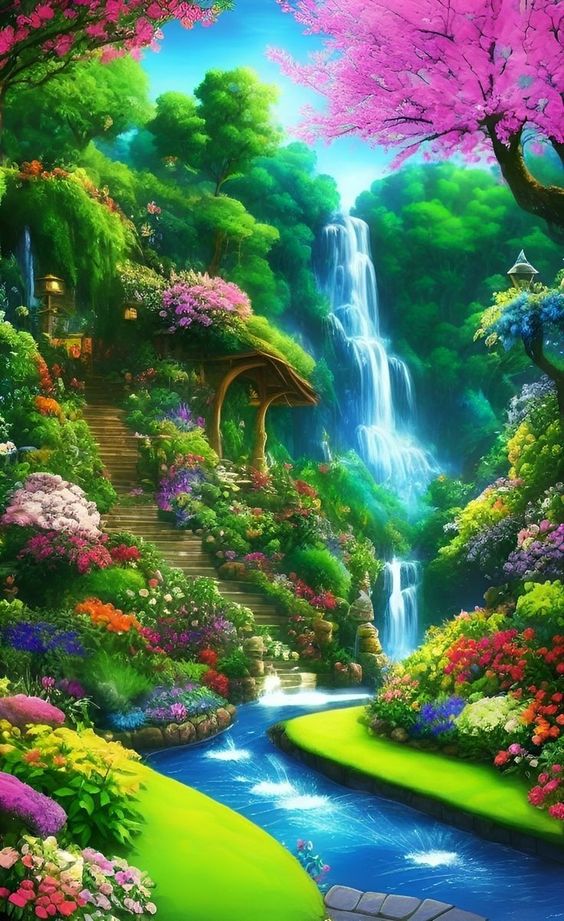 AB Diamond Painting - Full Round - landscape (40*50CM)