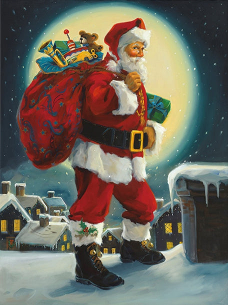 AB Diamond Painting - Full Round - Santa Claus (40*53cm)