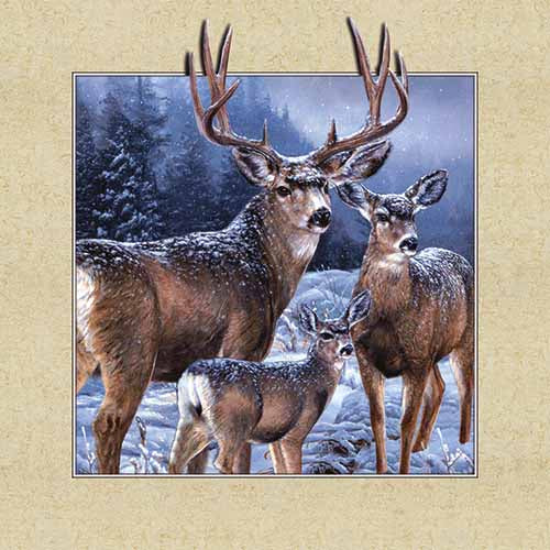 AB Diamond Painting - Full Round - Animals Deer (40*40cm)