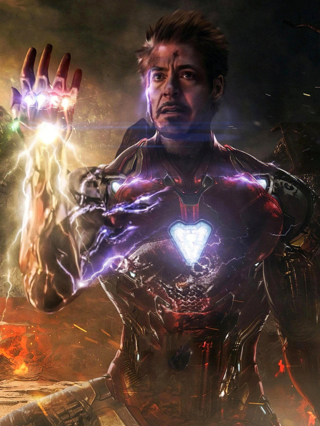 AB Diamond Painting - Full Round - Marvel Iron Man (40*53cm)