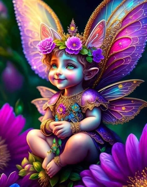 AB Diamond Painting - Full Round - Elves (40*50CM)