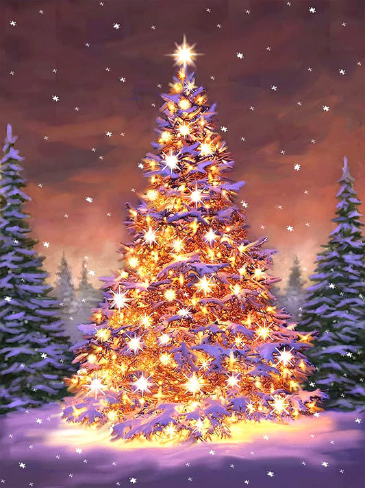 AB Diamond Painting - Full Round - Christmas Tree (40*53cm)