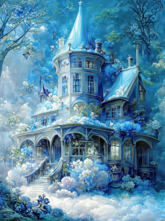 AB Diamond Painting - Full Round - Dream Castle (40*50cm)