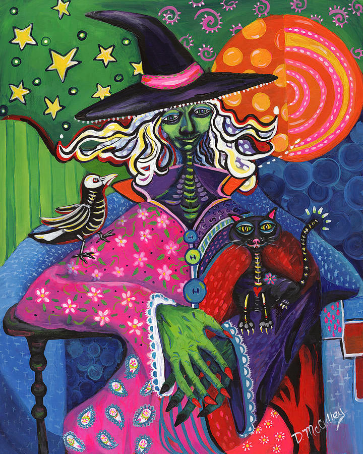 Diamond Painting - Full Round - Skeleton and cat (30*40CM)
