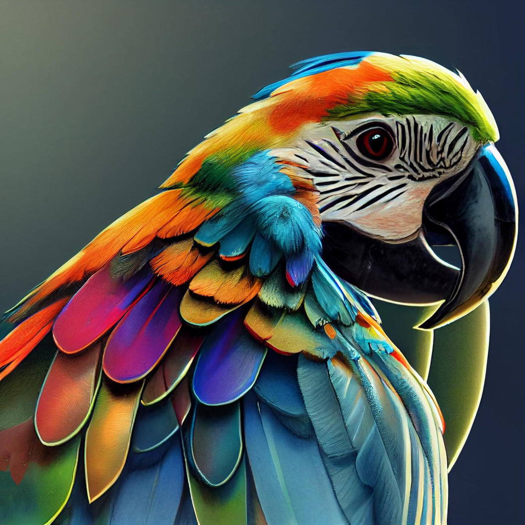 AB Diamond Painting - Full Round - Animal Parrot (40*40cm)