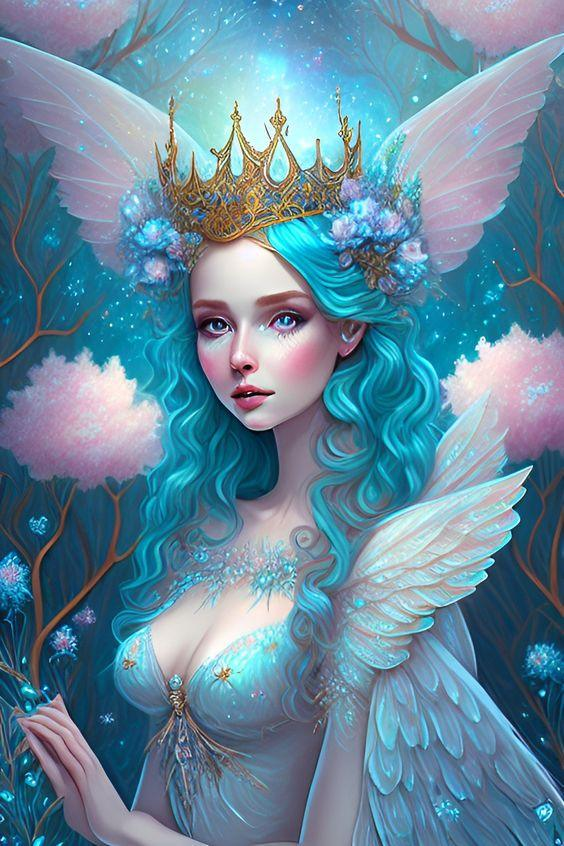 AB Diamond Painting - Full Round - Ice Princess (40*60cm)