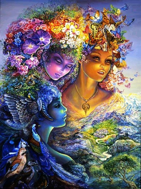 AB Diamond Painting - Full Round - Nature Goddess (50*70cm)