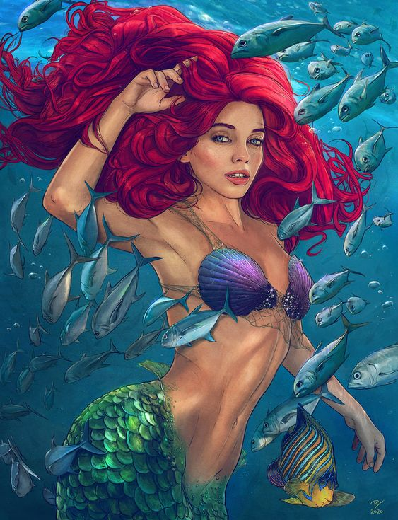 AB Diamond Painting - Full Round - Mermaid (40*50CM)