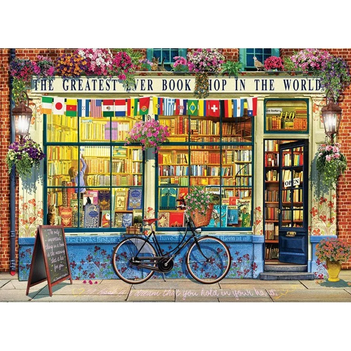 AB Diamond Painting - Full Round - Book Shop (50*70cm)