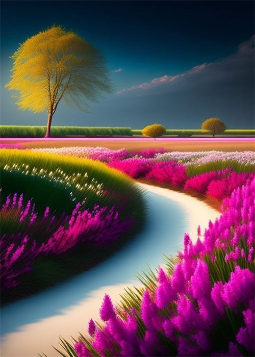 AB Diamond Painting - Full Round - scenery (40*50CM)