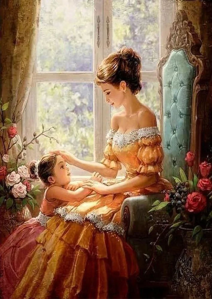 AB Diamond Painting - Full Round - Princesses (50*70cm)