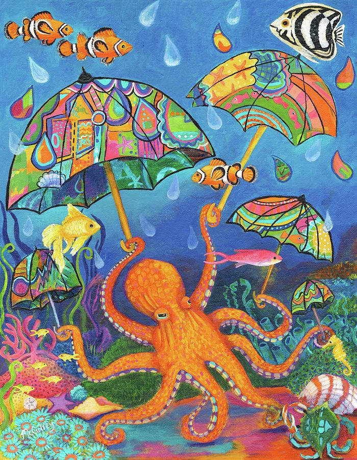 Diamond Painting - Full Round - octopus and fish (30*40CM)