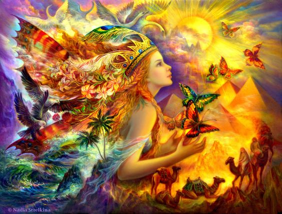AB Diamond Painting - Full Round - Golden Sun (40*50CM)
