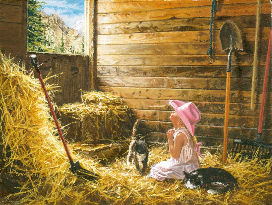 AB Diamond Painting - Full Round - Dear God It\\\'s Me (50*65cm)
