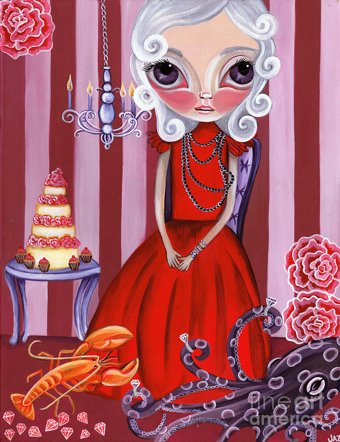 Diamond Painting - Full Round - big eyes doll (30*40CM)