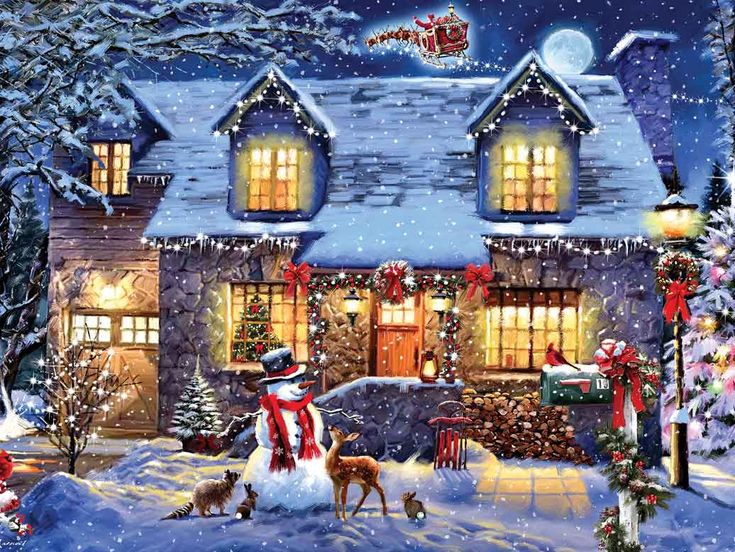 AB Diamond Painting - Full Round - Christmas (40*53cm)