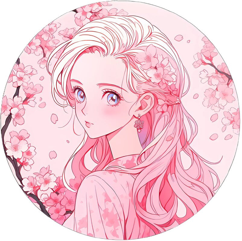 AB Diamond Painting - Full Round - anime girl (40*40CM)