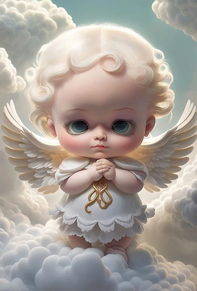 AB Diamond Painting - Full Round - Angel (40*60cm)