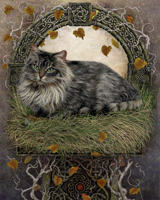 AB Diamond Painting - Full Round - Cat (40*50CM)