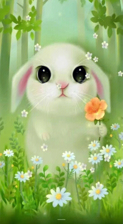 AB Diamond Painting - Full Round - Rabbit (40*71cm)