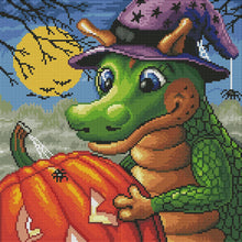 Load image into Gallery viewer, Diamond Painting - Full Round - Jack O\&#39;Lantern Time (30*30CM)
